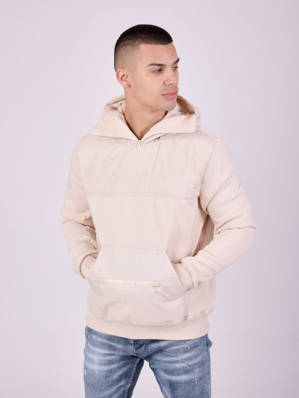 Project X Paris Sweat à Capuche Avec Poche Kangourou Matelassé
