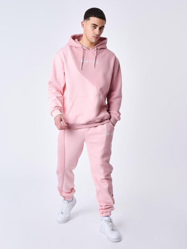 Project X Paris Sweat à Capuche Bicolore Style Vague