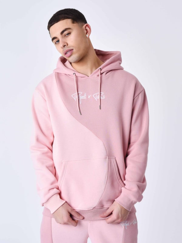 Project X Paris Sweat à Capuche Bicolore Style Vague
