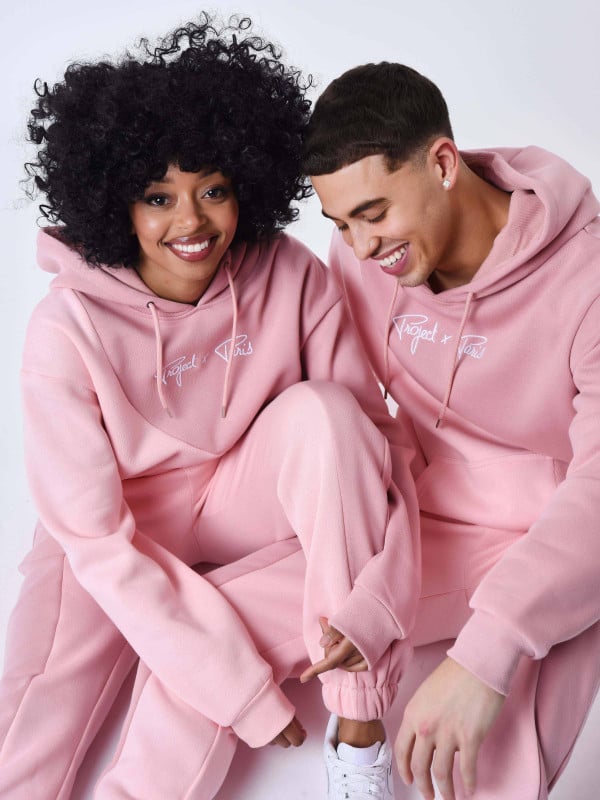 project x paris Sweat à Capuche bicolore style vague