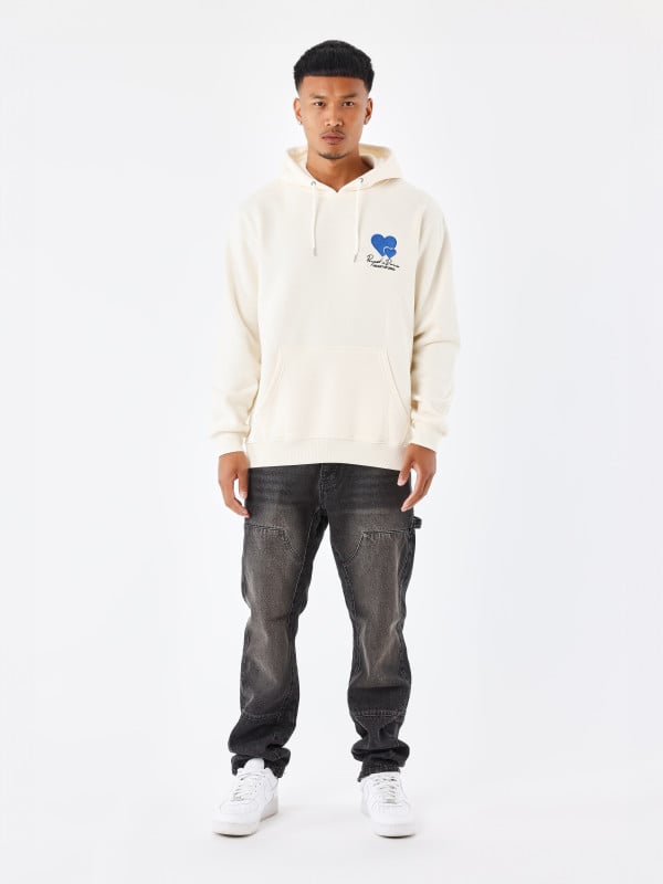 Project X Paris Sweat à Capuche Broderie Cold Hearts