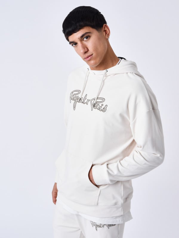 Project X Paris Sweat à Capuche Contour Du Logo Brodé
