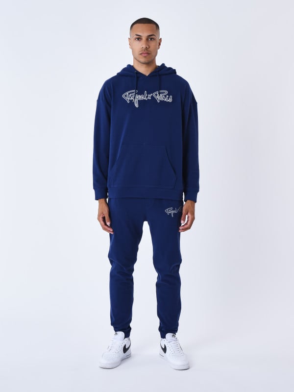 Project X Paris Sweat à Capuche Contour Du Logo Brodé
