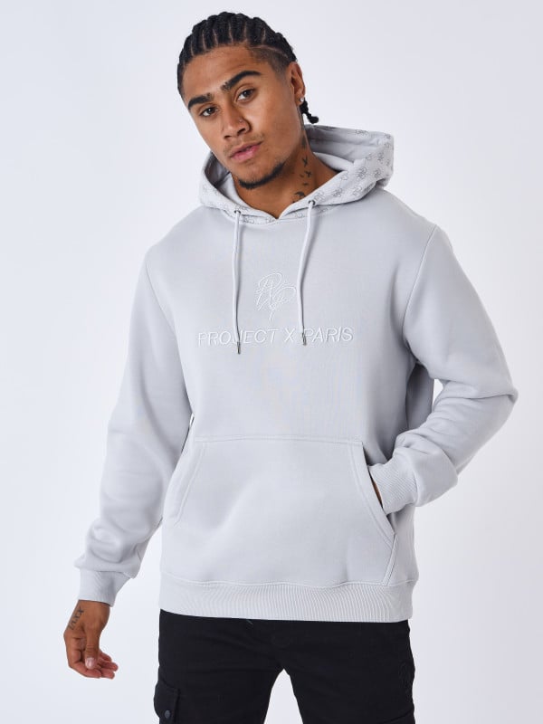 Project X Paris Sweat à Capuche Detail Monogramme All Over