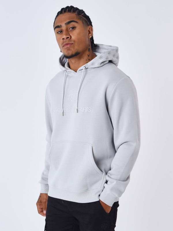 Project X Paris Sweat à Capuche Detail Monogramme All Over