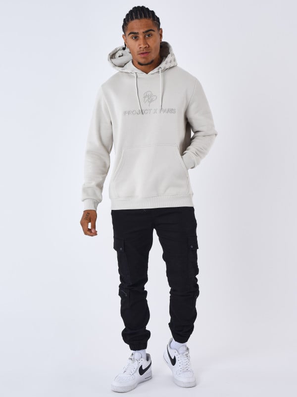 Project X Paris Sweat à Capuche Detail Monogramme All Over