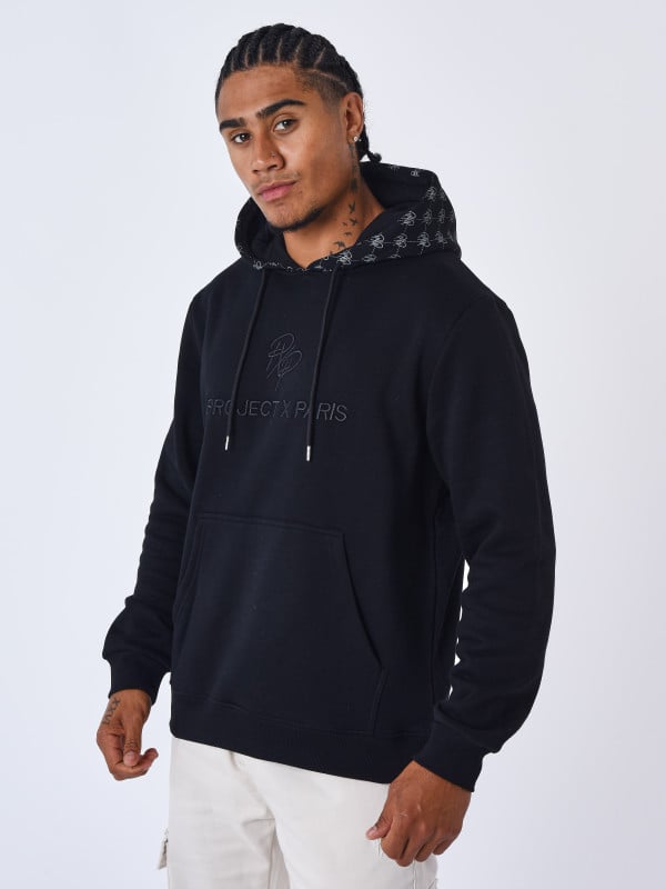 Project X Paris Sweat à Capuche Detail Monogramme All Over