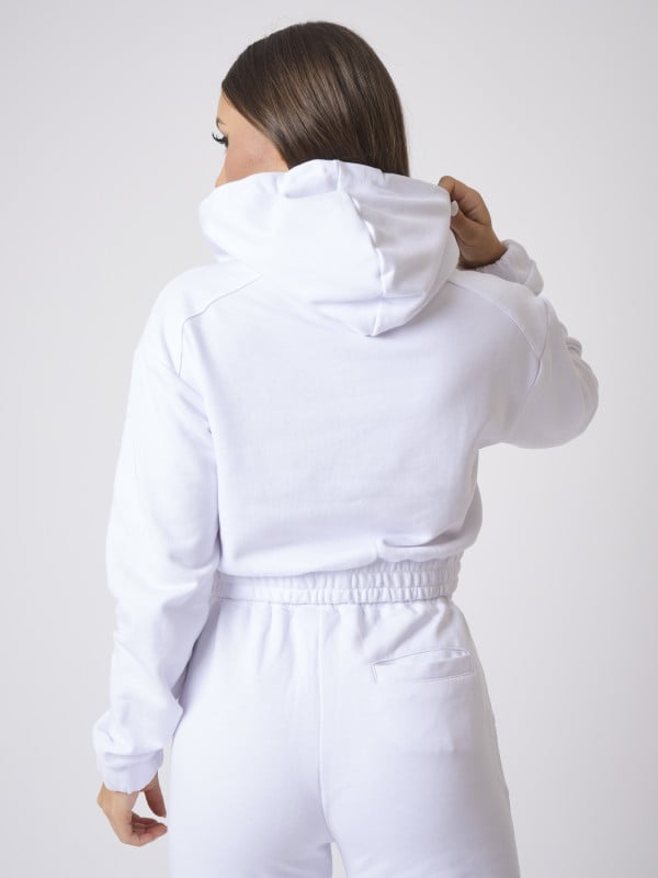 Project X Paris Sweat à Capuche Enfilable En Molleton Crop Top