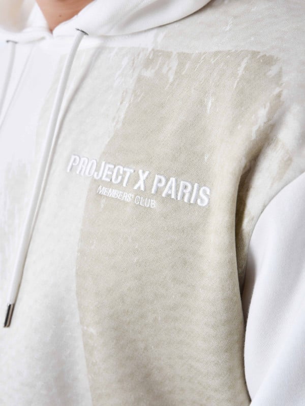 Project X Paris Sweat à Capuche Imprimé Rouleau De Peinture