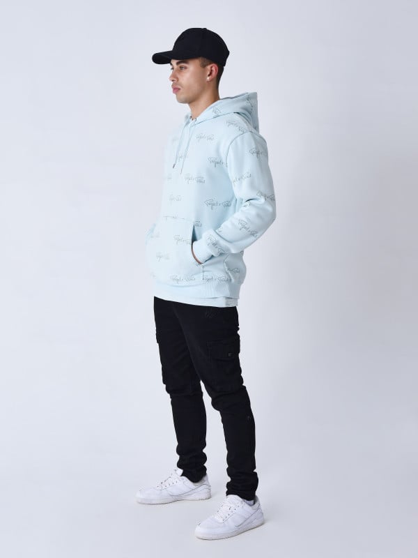 Project X Paris Sweat à Capuche Imprimé Signature All Over