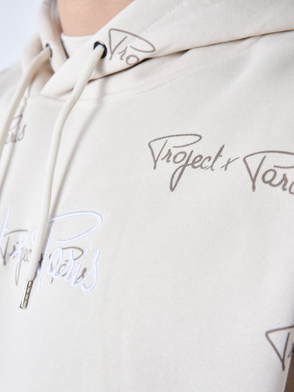 Project X Paris Sweat à Capuche Imprimé Signature All Over