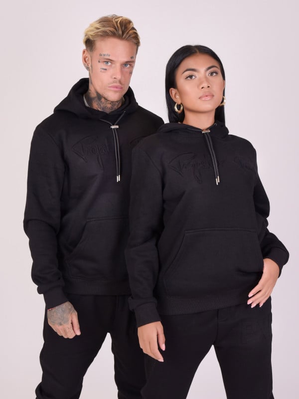 project x paris Sweat à Capuche logo embossage relief