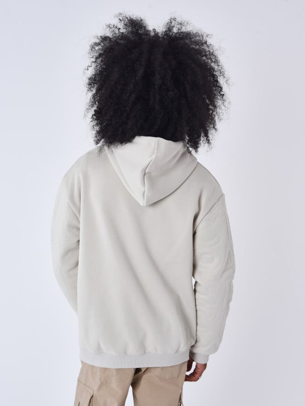 Project X Paris Sweat à Capuche Matelasser Lettrage