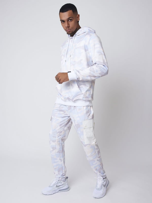 Project X Paris Sweat à Capuche Motif Camouflage Avec Broderie Logo Sur La Poitrine Et Poche Kangourou