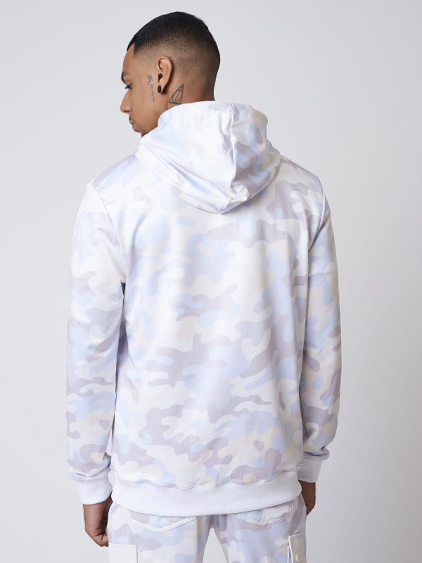 Project X Paris Sweat à Capuche Motif Camouflage Avec Broderie Logo Sur La Poitrine Et Poche Kangourou