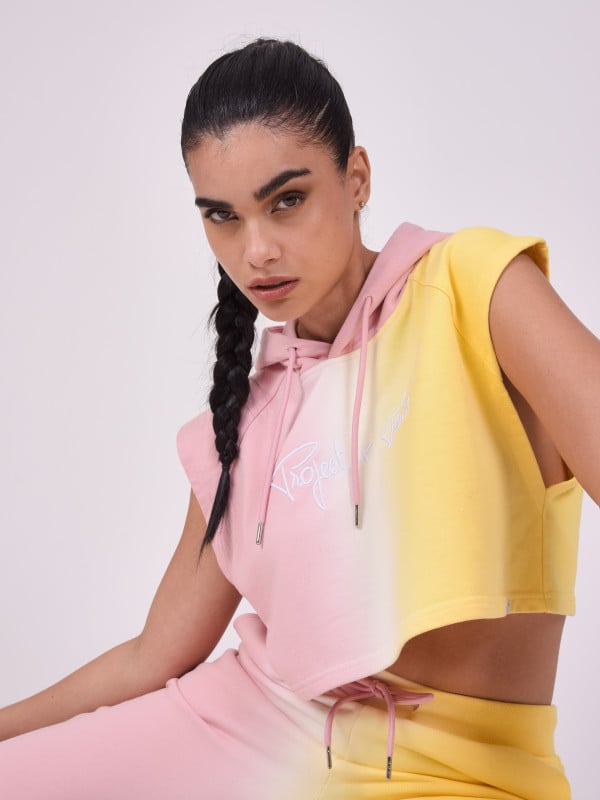 project x paris Sweat à Capuche sans manche dégradé