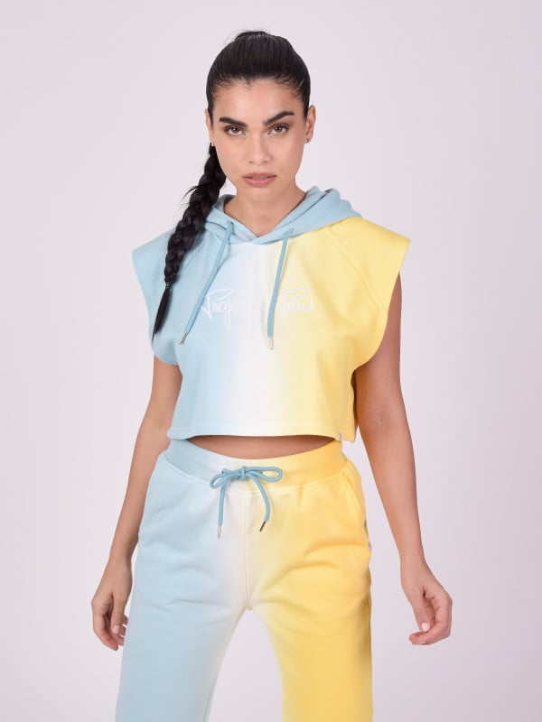 project x paris Sweat à Capuche sans manche dégradé