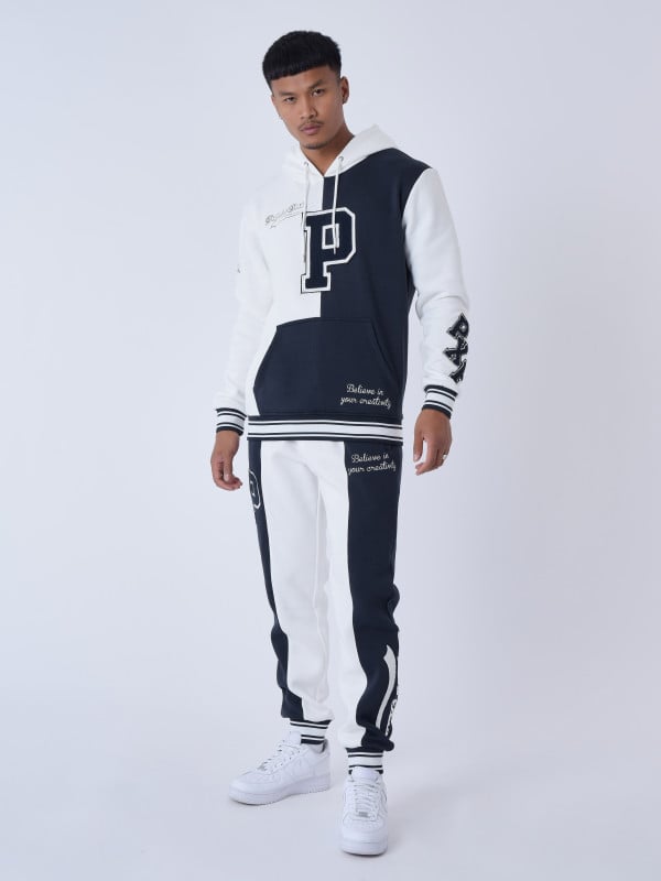Project X Paris Sweat à Capuche Style Universitaire Avec Logo