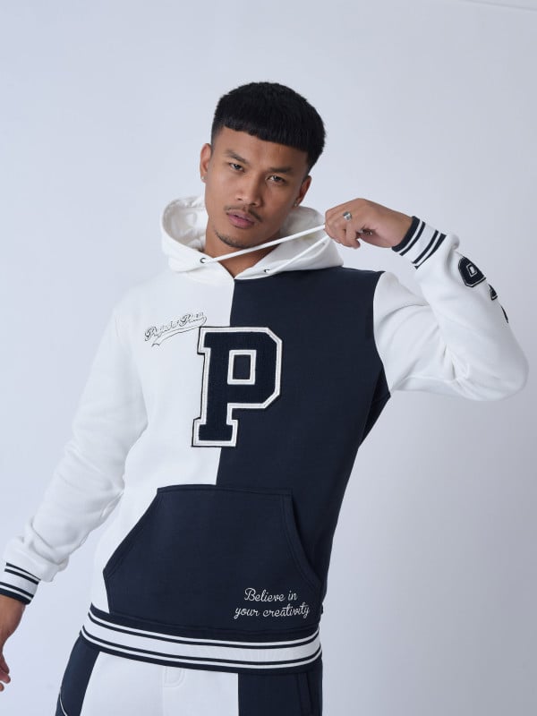 project x paris Sweat à Capuche style universitaire avec logo