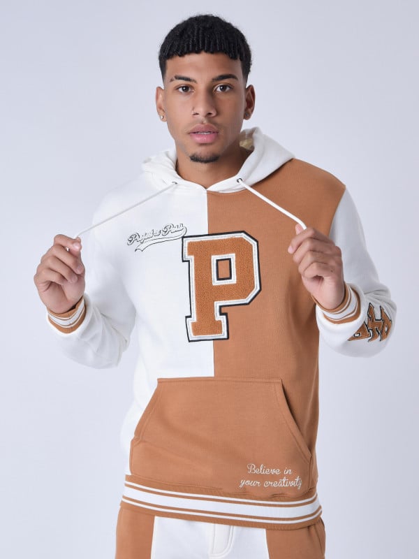 project x paris Sweat à Capuche style universitaire avec logo