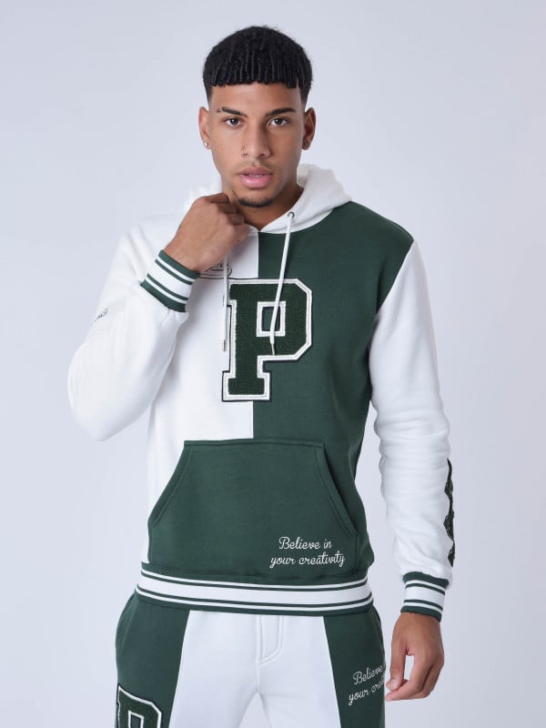 project x paris Sweat à Capuche style universitaire avec logo
