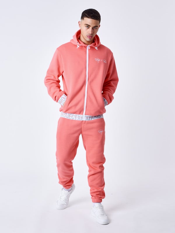 Project X Paris Sweat à Capuche Zippé Bande élastique Logotée