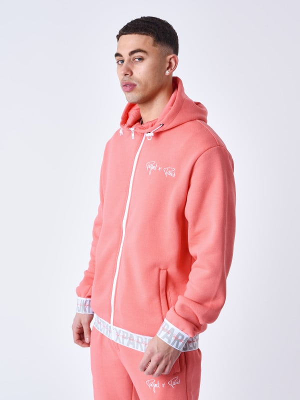 Project X Paris Sweat à Capuche Zippé Bande élastique Logotée