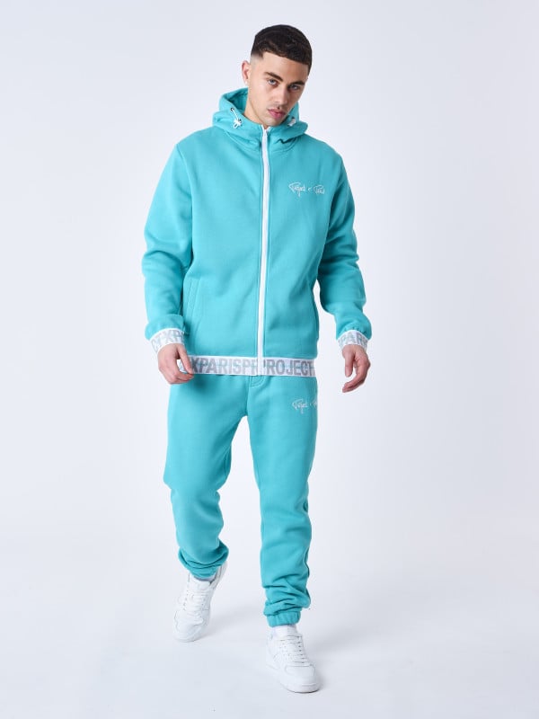 Project X Paris Sweat à Capuche Zippé Bande élastique Logotée