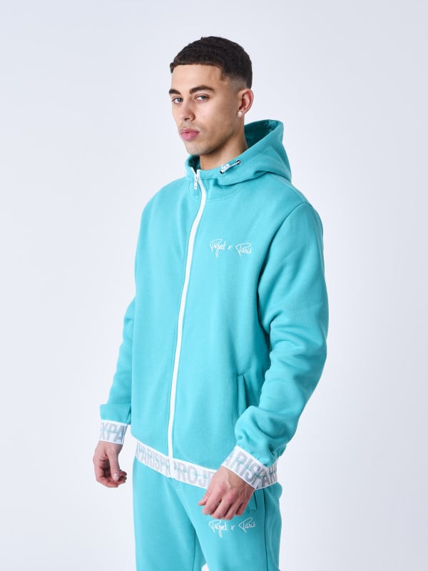 Project X Paris Sweat à Capuche Zippé Bande élastique Logotée