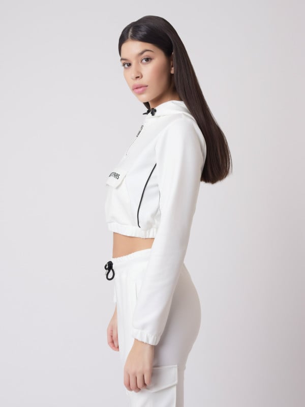 Project X Paris Sweat Capuche Enfilable à Piping Simili Cuir