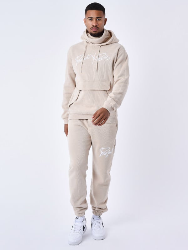Project X Paris Sweat Col Roulé à Capuche En Maille