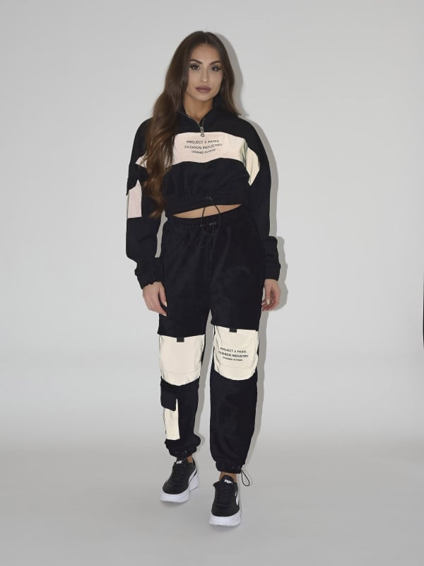 Project X Paris Sweat Enfilable Col Montant Velours Cotelé