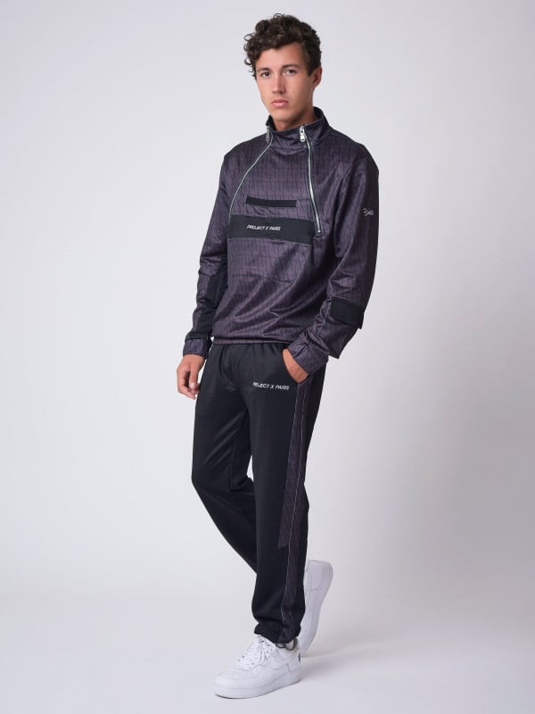 project x paris Sweat style coupe vent motif monogramme