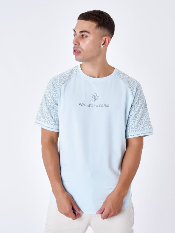 project x paris T-shirt à manches all over labyrinthe