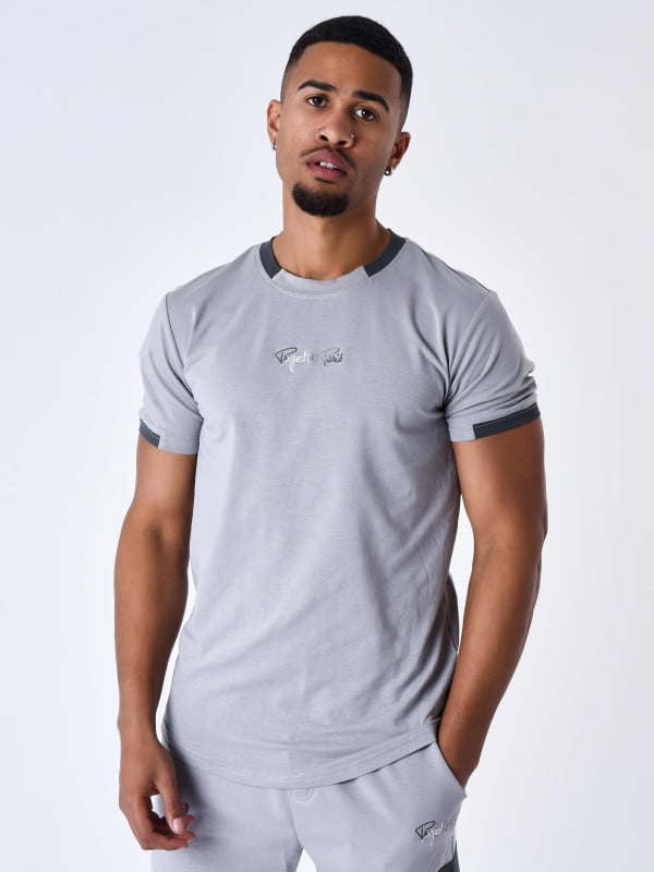Project X Paris T-shirt Avec Bande Contrastée Logotée