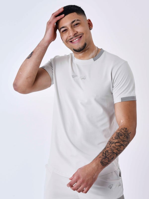 Project X Paris T-shirt Avec Bande Contrastée Logotée