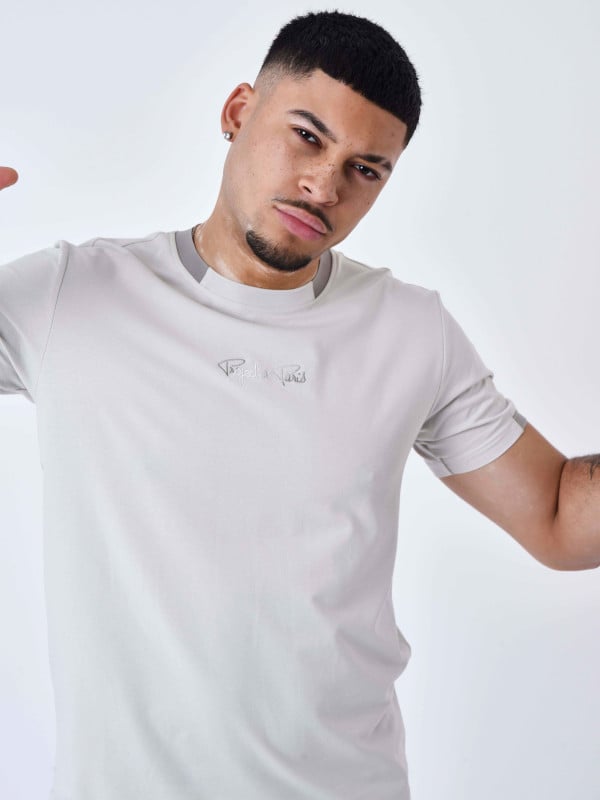 project x paris T-shirt avec bande contrastée logotée