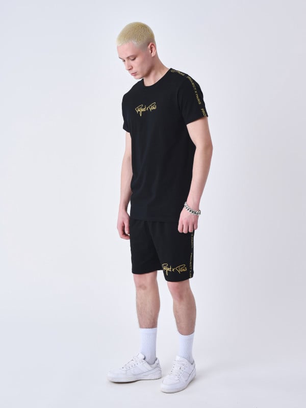 Project X Paris T-shirt Classique Bandes Brodé épaule