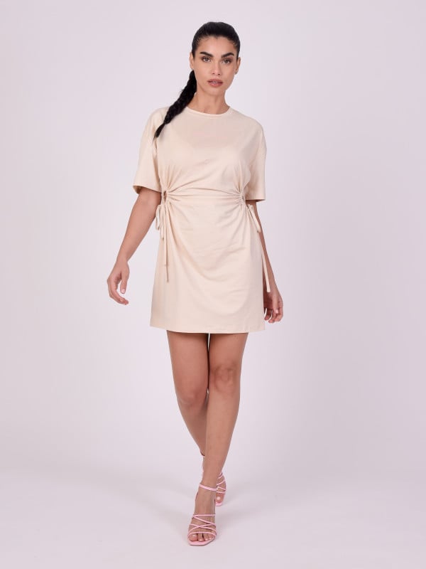 Project X Paris T-shirt Extralong Avec Cordon De Serrage