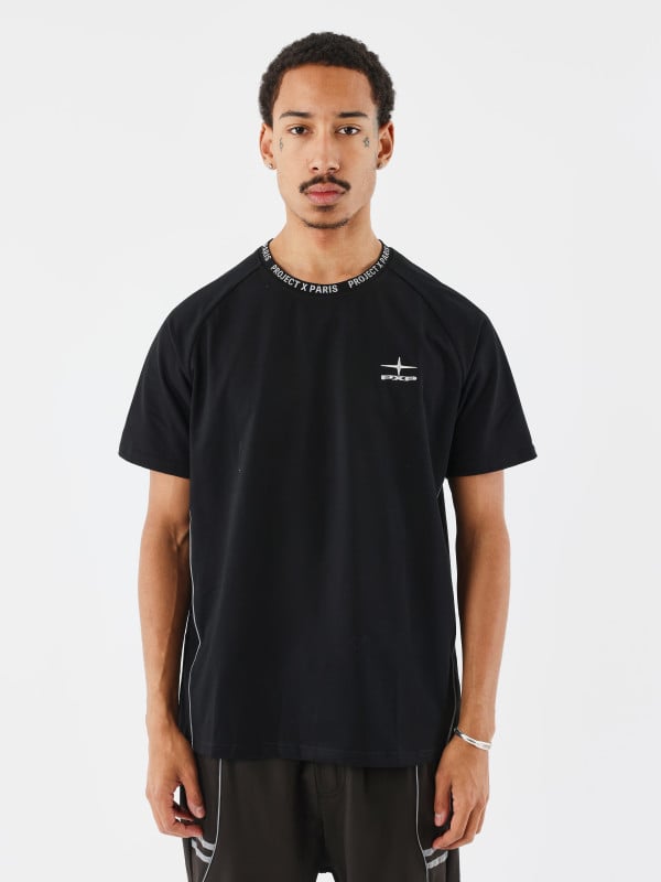 project x paris T-shirt large a détails réflechisant