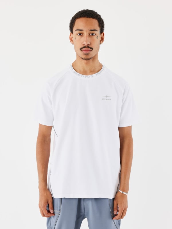 project x paris T-shirt large a détails réflechisant