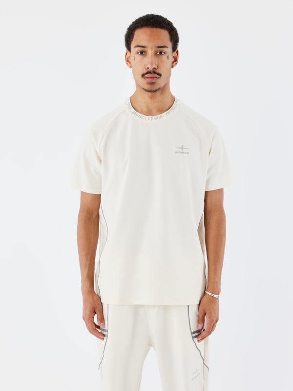 project x paris T-shirt large a détails réflechisant