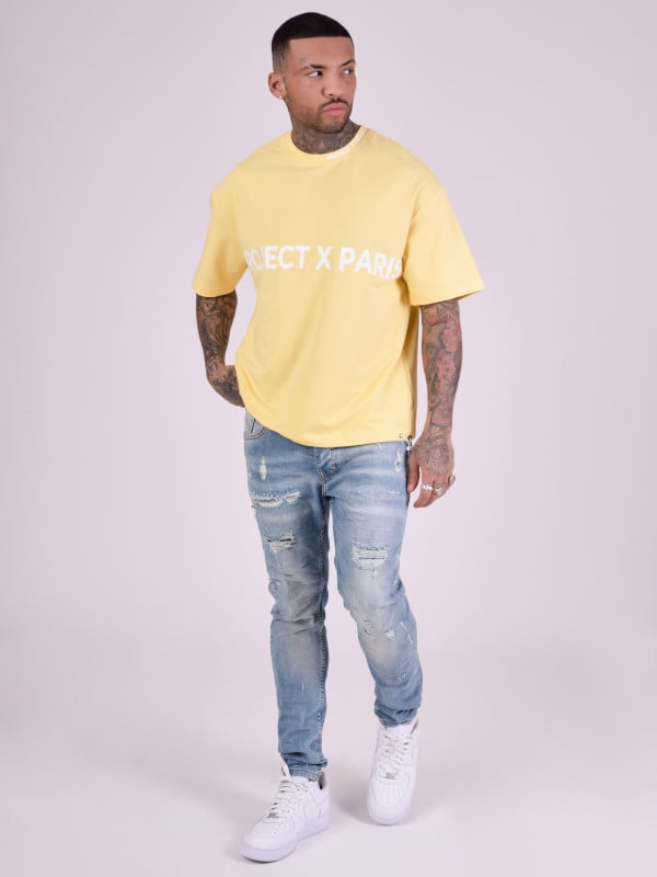 Project X Paris T-shirt Loose Basic Avec Impression Logo En Oversize