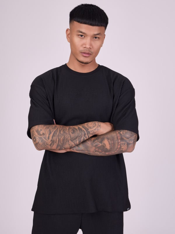 Project X Paris T-shirt Oversize En Matière Texturé