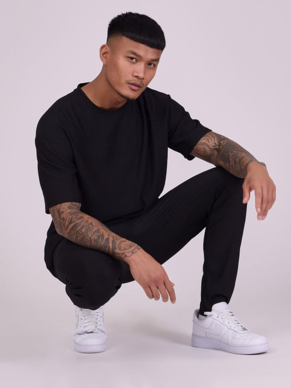 project x paris T-shirt oversize en matière texturé