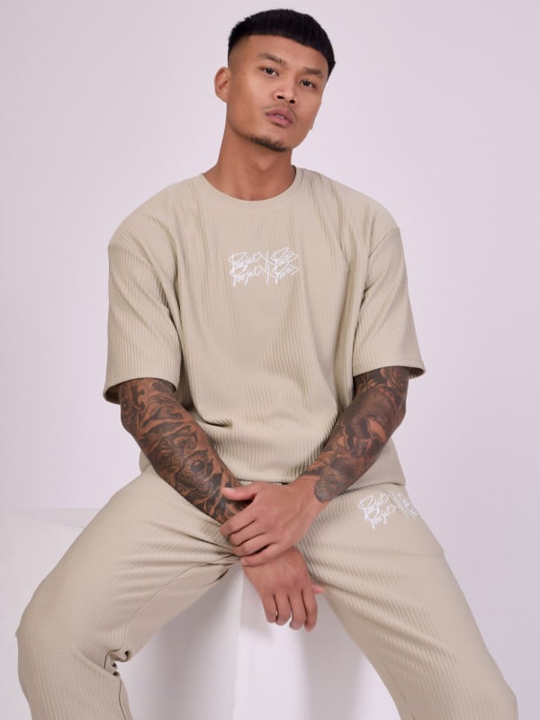 project x paris T-shirt oversize en matière texturé