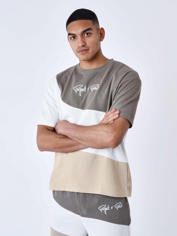 Project X Paris T-shirt Oversize Tricolore Style Maille