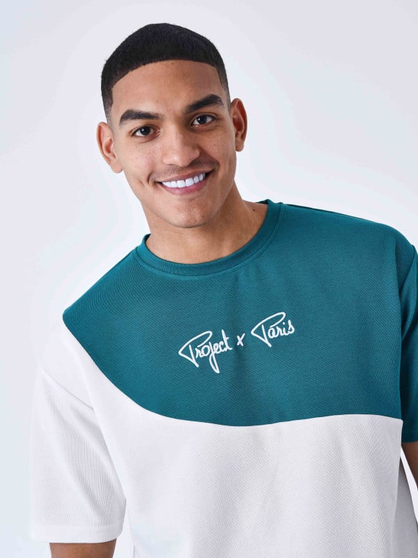 project x paris T-shirt oversize Tricolore Style Maille