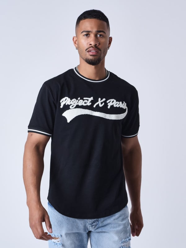 Project X Paris T-shirt Style Universitaire Avec Logo