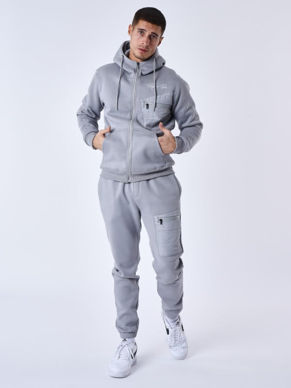 Project X Paris Veste à Capuche Avec Empiècement Bi-matière